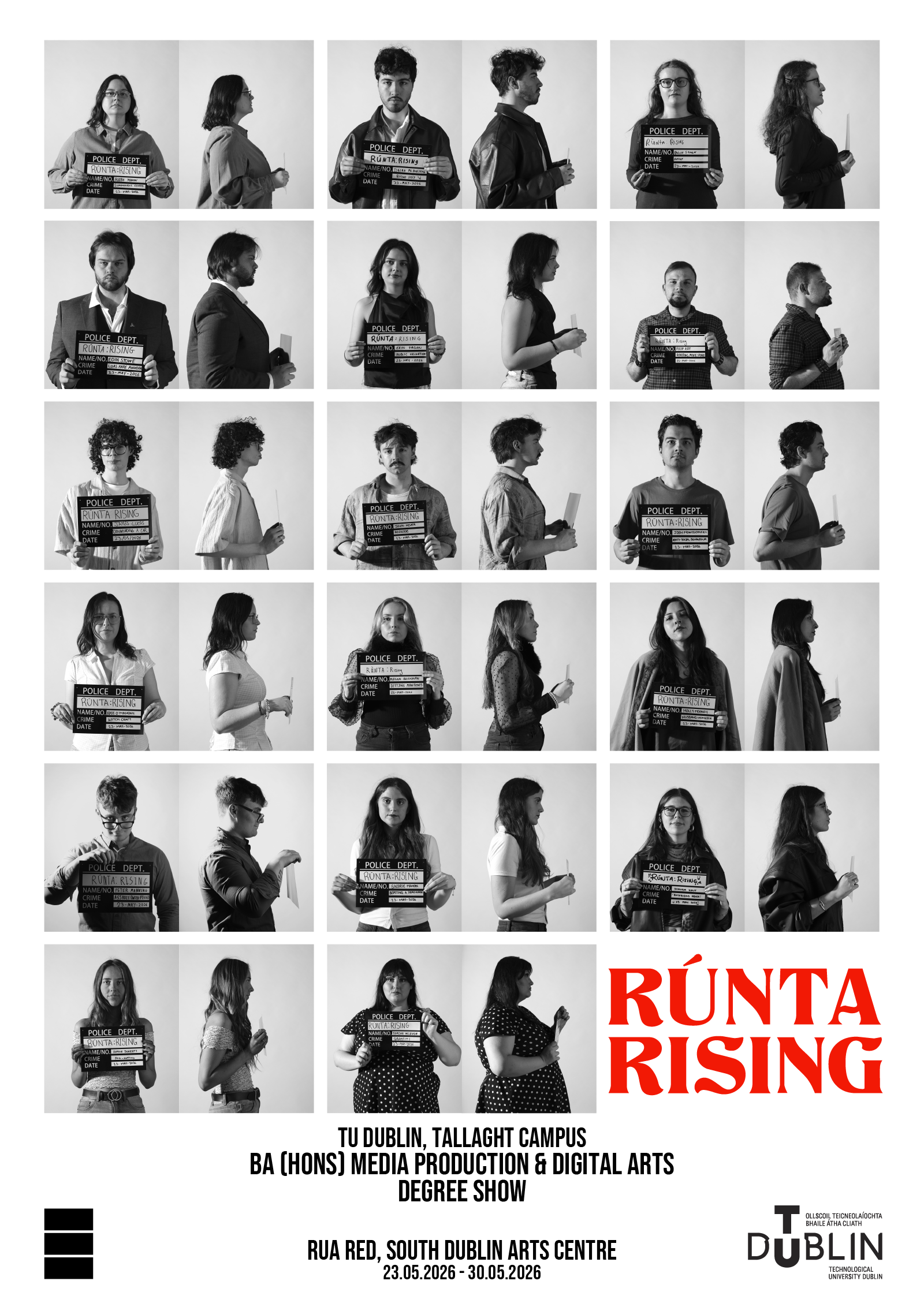 Rúnta Rising MPDA Degree Show 2026 poster